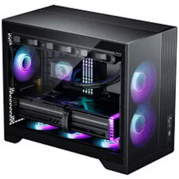 PHANTEKS XT M3 Mini korpuss + D30 PWM Regular Airflow D-RGB ventilatori, 3 gab., melns
