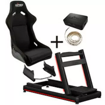 Nitro Concepts E-Racer LED Evo Bundle spēļu krēsls