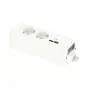 SCHNEIDER ELECTRIC UNICA SYSTEM+ MODULĀRAIS BLOKS 2xSCHUKO+USB-A/C BALTS
