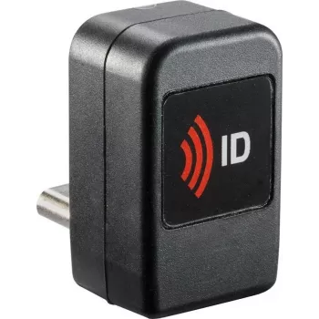 RF IDeas WAVE ID Nano CCID 13,56 MHz CSN melns vertikāls USB-C lasītājs