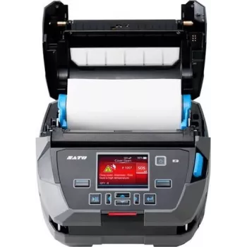 SATO PW4NX DT203DPI Standard USB Bluetooth WLAN Dispenser Belt Clip AC adapters - etiķešu/labelu printeris - Bluetooth
