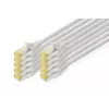 DIGITUS CAT6A S/FTP tīkla kabelis, 0,5 m, pelēks, 10 kabeļu komplekts