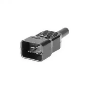 Microconnect C20PLUG vadu savienotājs C20 Melns