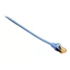 DIGITUS Patch kabelis - CAT6a - S/FTP - Snagless - Cu - 1m - zils