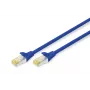 DIGITUS Patch kabelis - CAT6a - S/FTP - Snagless - Cu - 3m - zils