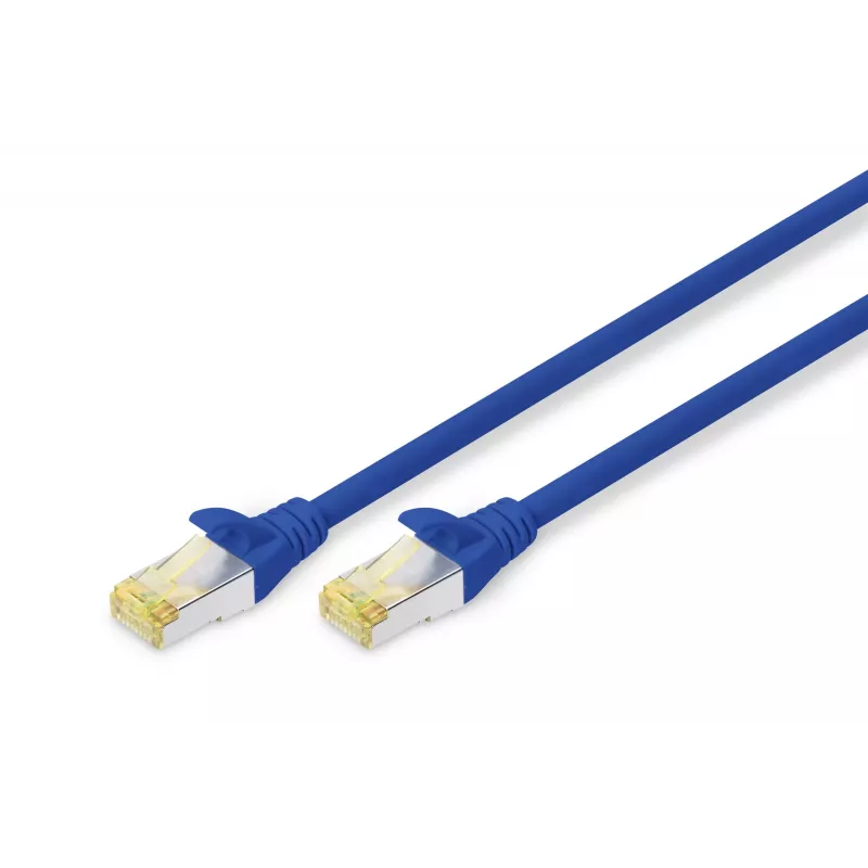DIGITUS Patch kabelis - CAT6a - S/FTP - Snagless - Cu - 3m - zils