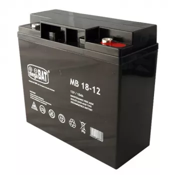 12V 18Ah AGM Sealed Lead-Acid Battery – Maintenance-Free, F2 Terminals | ITworkshop.lv