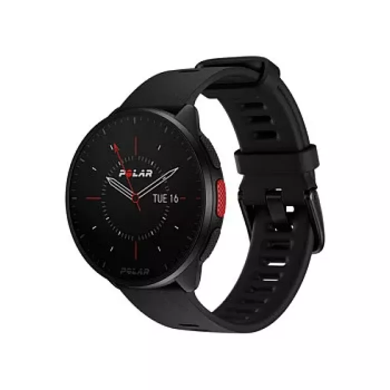 Polar Pacer GPS skriešanas pulkstenis - Night Black - S/L Strap - 1,2 inch MIP Displejs - 32MB - Bluetooth