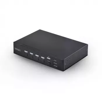 StarTech.com P4AD122M-KVM-SWITCH KVM slēdzis četriem DisplayPort datoriem, 4K 60 Hz