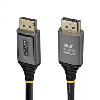 StarTech.com 2m DisplayPort 1.2 kabelis - DisplayPort vīriešu savienotājs pret DisplayPort vīriešu savienotāju - Melns