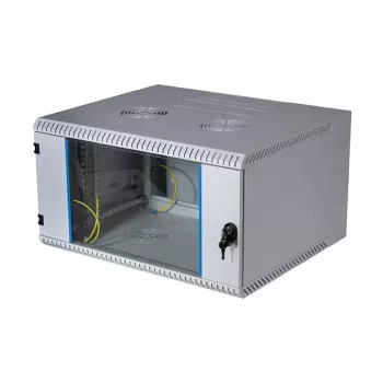 EFB 19 inch Sienas skapis 12U, grozāms, 2-daļīgs, RAL 7035, dziļums 500 mm