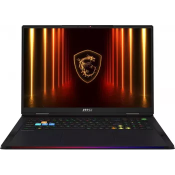 MSI Raider A18 HX A9WIG-263 Gaming Laptop - AMD Ryzen 9 9955HX3D, 32GB RAM, 2TB SSD, RTX 5080, 18 inch UHD+ 120Hz, Wi-Fi 7, Bluetooth, Black