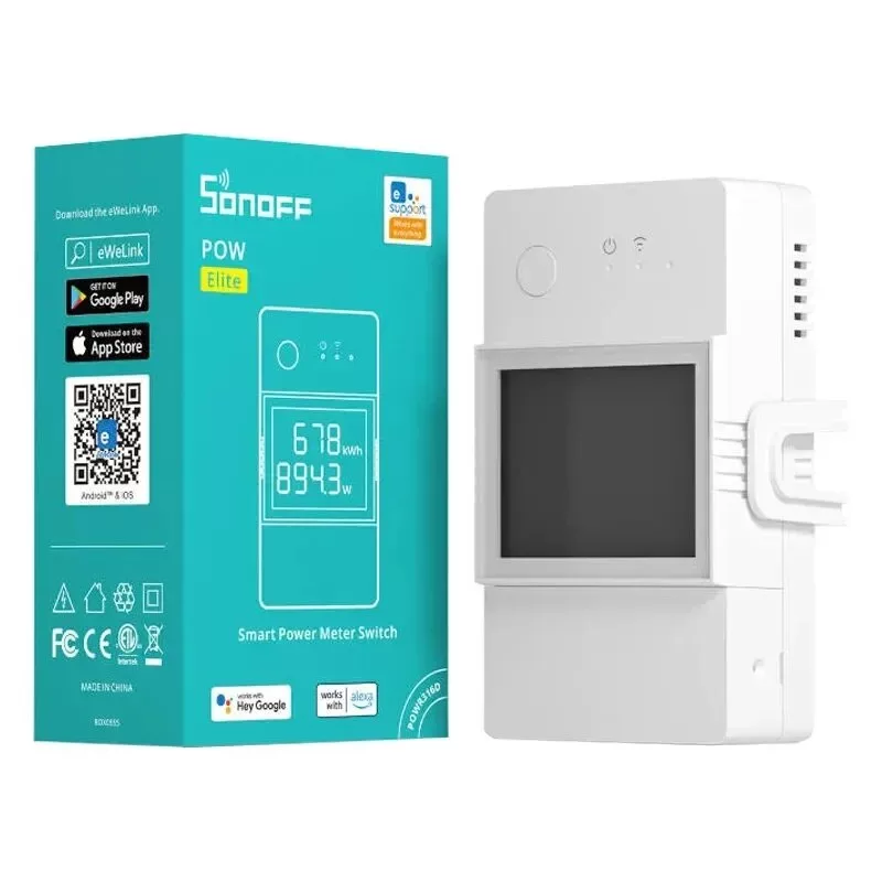 Sonoff POWR316D WiFi viedais enerģijas patēriņa mērītāja slēdzis