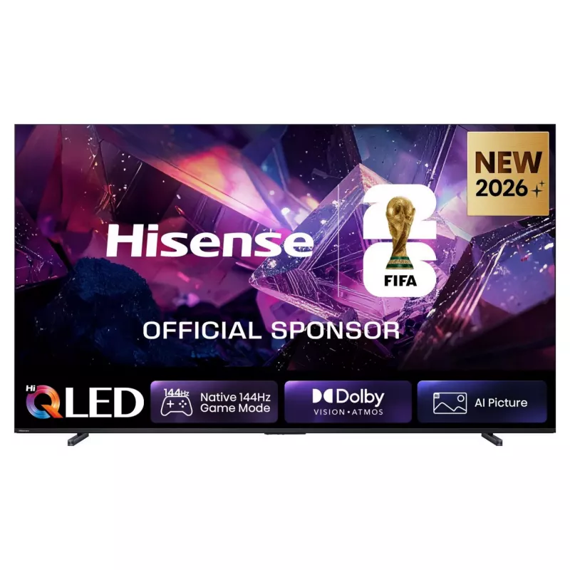 Hisense 100Q7S PRO 100-inch 4K Hi-QLED Smart TV 144Hz 6ms HDR Wi-Fi Bluetooth Black/Grey