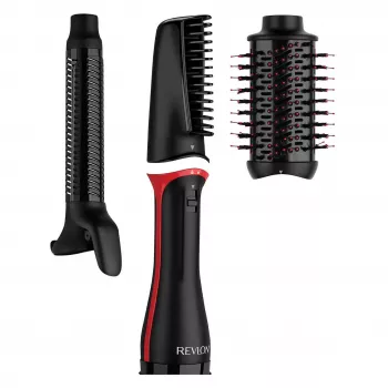 REVLON Matu Žāvētājs un Daudzfunkcionālais Veidotājs One-Step OneStep Melns Sarkans (RVDR5333E)