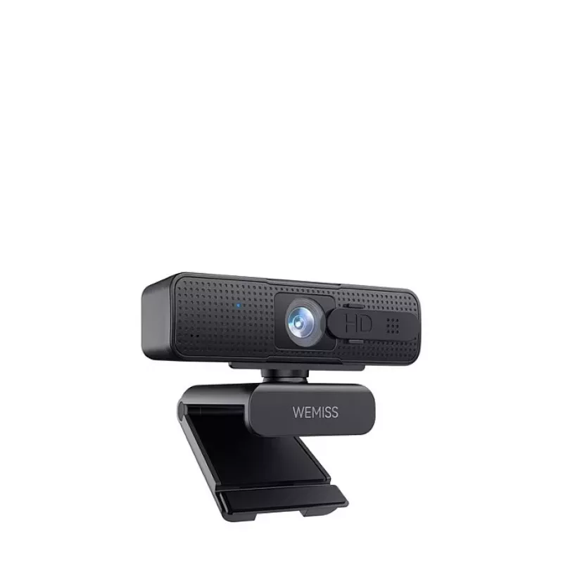 WEMISS CM-A1 Stream Series Autofocus Full HD Webcam ar 1/3-CMOS sensoru, melna