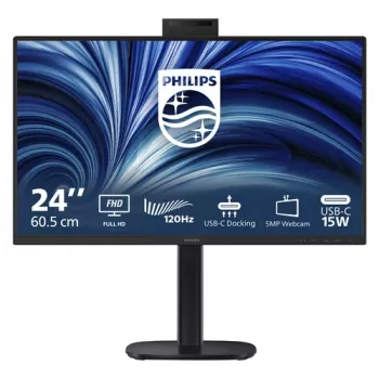 Philips 24B2U3301H 23,8 inch IPS Full HD monitors ar USB-C centrmezglu, iebūvētu tīmekļkameru un skaļruņiem