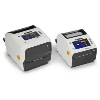 Zebra ZD621d-HC Direct Thermal Label Printer - 203 dpi - 4,3 inch Color Touch LCD - USB 2.0, LAN, Serial, USB Host - White