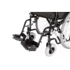 REHA FUND Steel Wheelchair RF-1/45/PN/CZA-624/PU - Manual Wheelchair, 45 cm Seat Width, 120 kg Capacity, Black