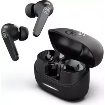 JLab JBuds ANC Pods True Wireless Earbuds ar aktīvo trokšņu slāpēšanu, IP55, Melni
