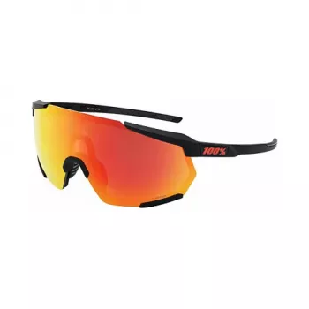 100% Racetrap 3.0 HiPER Lens Soft Tact Black sporta saulesbrilles