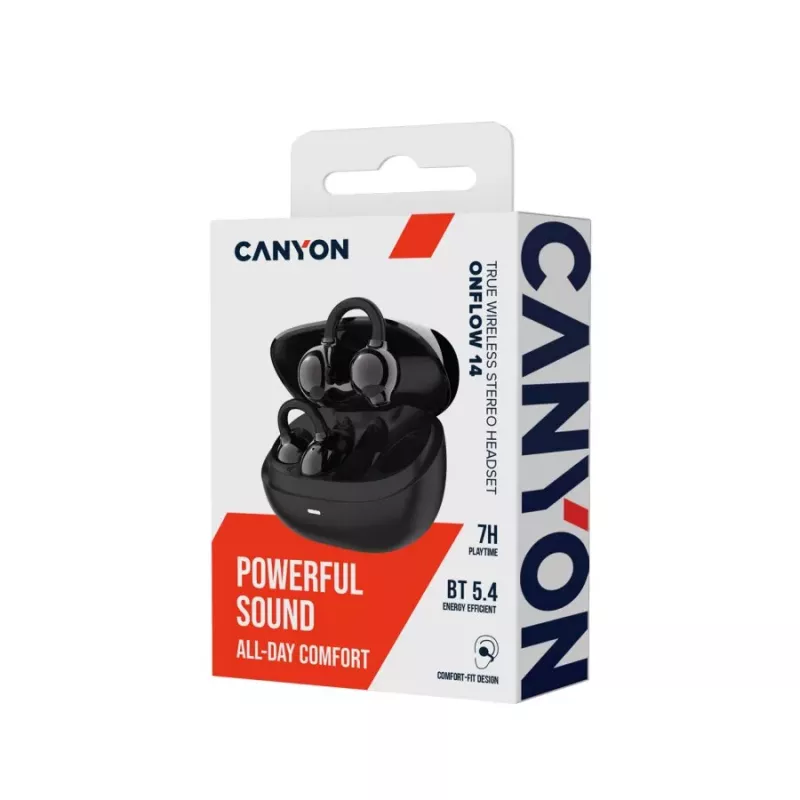 CANYON OWS Ear Clips Headset OnFlow 14 Melns