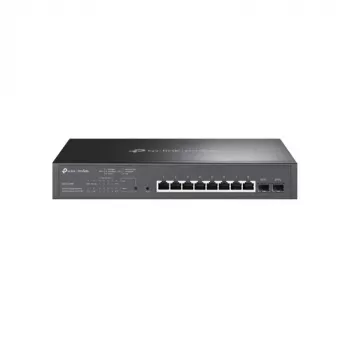 TP-LINK TL-SG2210MP Smart Managed Layer 2+ Switch, 8-Port Gigabit PoE+ ar 2 SFP Slotiem, 150W PoE Budžets, Rackmount