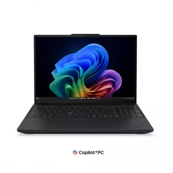 Lenovo ThinkPad T16 Gen 5 16 inch WUXGA klēpjdators, Intel Core Ultra 5 325U, 16GB DDR5, 512GB SSD, Intel Graphics, Windows 11 Pro, Nordic apgaismota tastatūra, Melns, Pirkstu nospiedumu lasītājs, 5G paplašināms, 3 gadu garantija