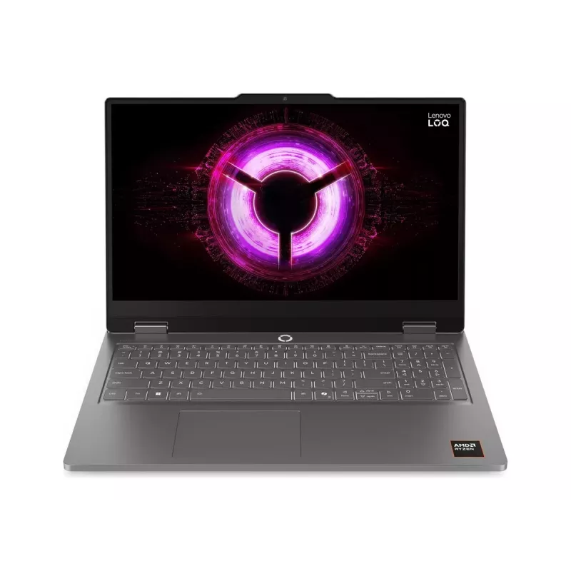 Lenovo LOQ Essential 15ARP11 AMD klēpjdators, 15,6 inch FHD IPS, AMD Ryzen 7, 16GB DDR5, 512GB SSD, NVIDIA GeForce RTX 5060, Windows 11 Home, Luna Grey