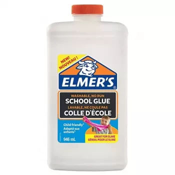 Elmer's 2079104 šķidrā līme - 946 ml (32 fl oz) - Mazgājams PVA, žūst caurspīdīgi - Spiežamā pudele