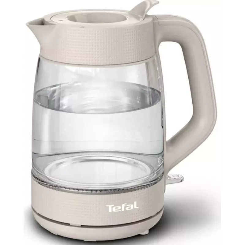 Tefal Morning Glass Kettle KO2G0BE0 1.7L 2200W Caurspīdīgs/Melns