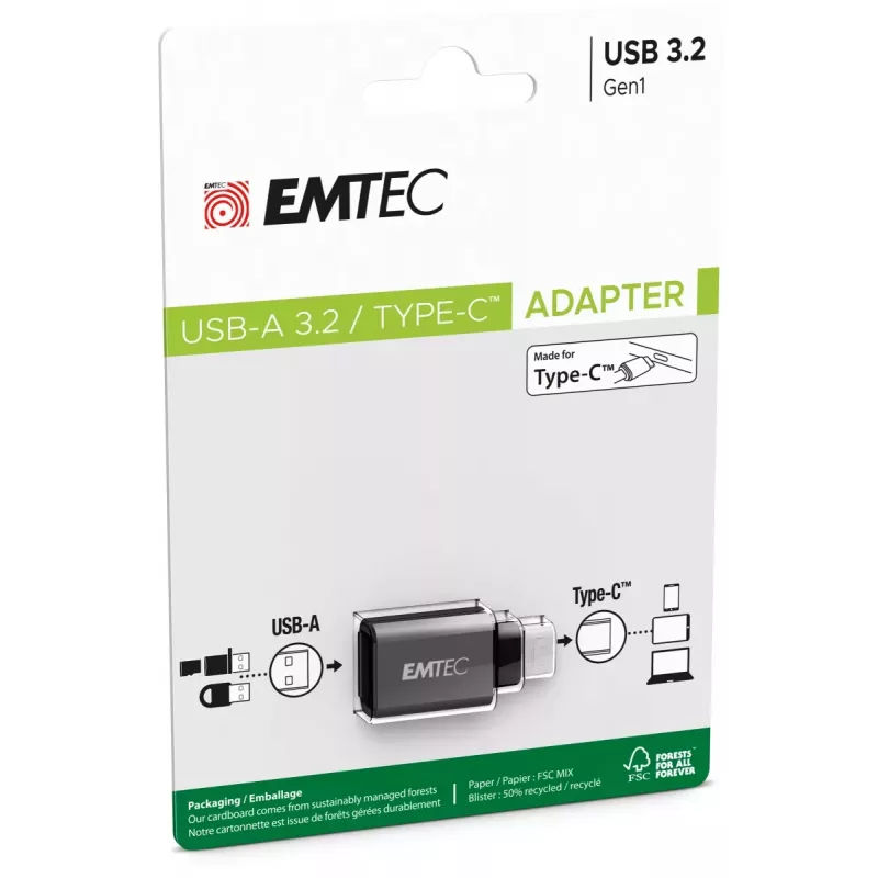 Emtec Adapter USB 3.1 – USB-C