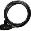 Master Lock 8154EURD kabeļa slēdzene ar atslēgu, 1,8 m x 10 mm, melna