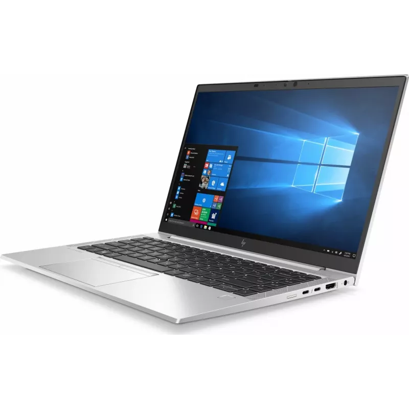 HP EliteBook 840 G7 Laptop, Intel Core i7-10610U, 16GB RAM, 512GB SSD, 14.0 inch FHD IPS, Pike Silver, Windows 10 Pro (atjaunota prece)
