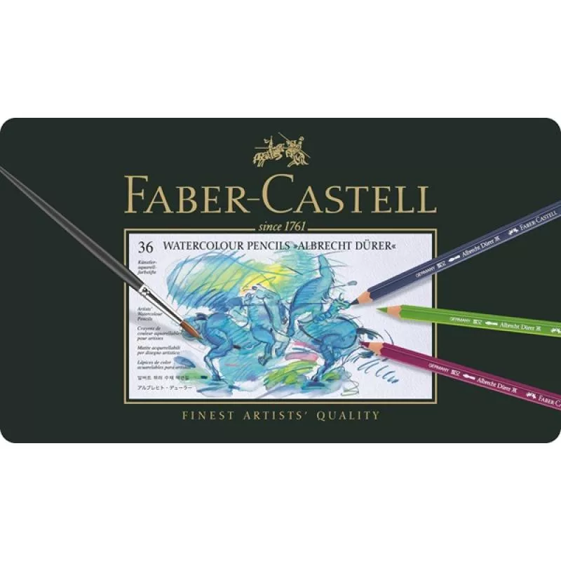 Faber-Castell Polychromos Krāsu Zīmuļu Komplekts - 36 Gabali - Metāla Kārba - FC-117536