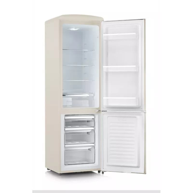 Severin RKG 8919 Retro ledusskapis ar saldētavu, 181/63 L, krēmkrāsā