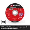EINHELL-KWB Thin Cutting Disc, Ø 115 x 1,0 mm, 5 Pieces (for Angle Grinder)