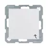 Berker 47528989 Kontaktligzda Schuko Type F 1-Gang IP44 Polar White Glossy S.1