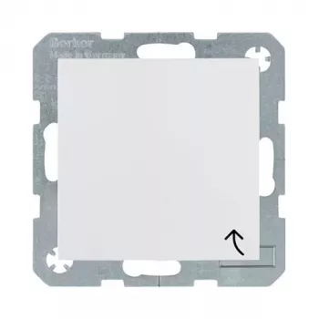 Berker 47528989 Kontaktligzda Schuko Type F 1-Gang IP44 Polar White Glossy S.1