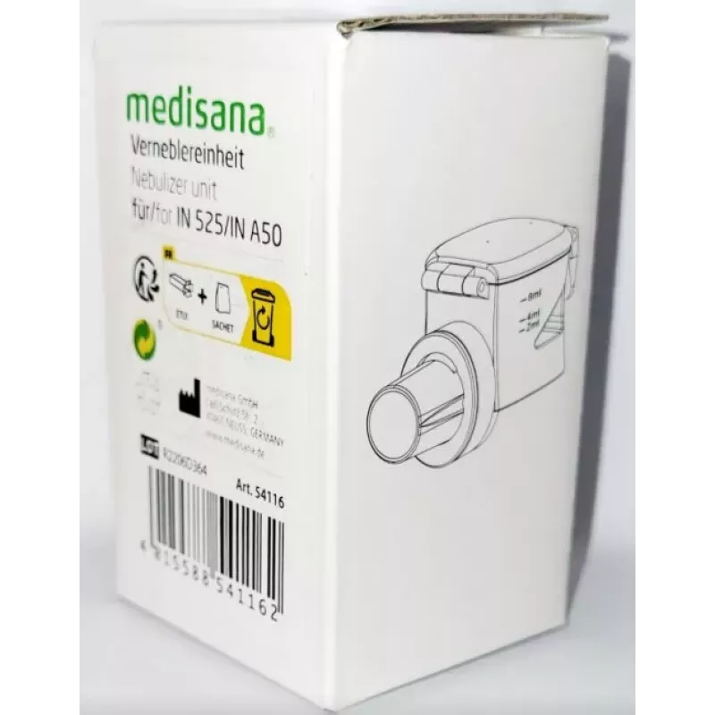 Medisana IN 525 Mini inhalators ar medicīnisko kausiņu