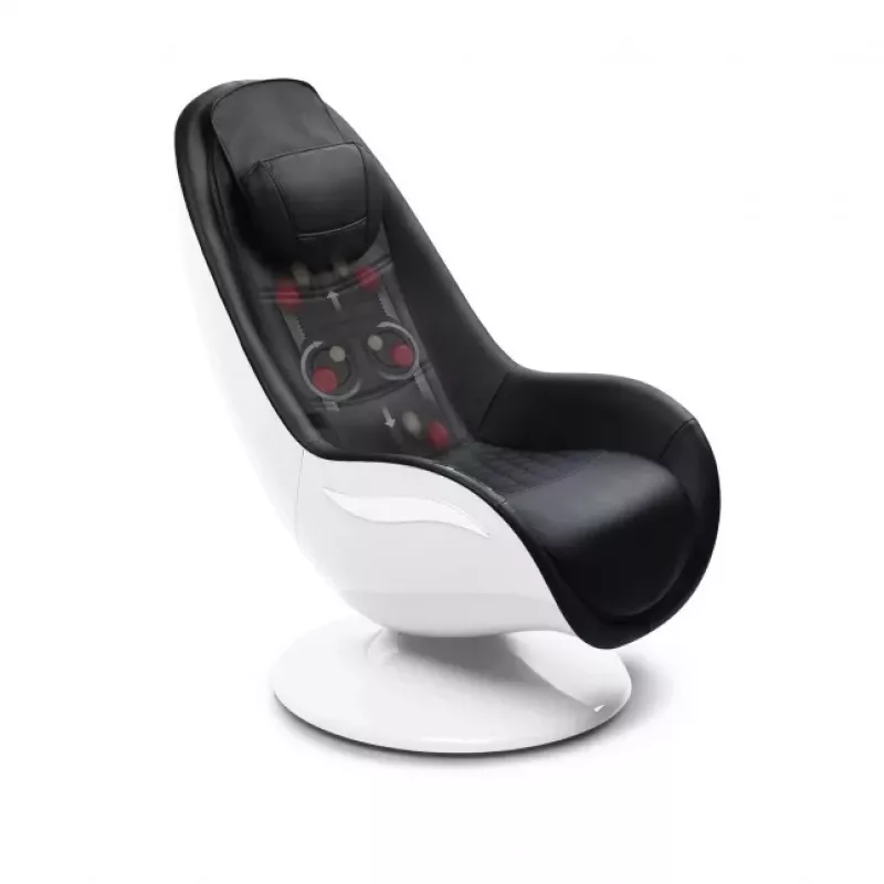 Medisana RS 660 Shiatsu Masāžas Krēsls ar Sildīšanu, Melns
