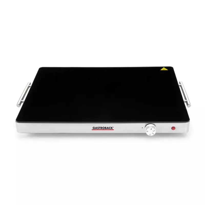 Gastroback 42491 Design Warming Tray - 200W, Stainless Steel & Glass, 120°C