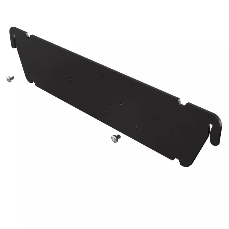 Kindermann Mounting Clamp - Black, RAL 9005 - Cart Mounting (Rear)