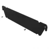 Kindermann Mounting Clamp - Black, RAL 9005 - Cart Mounting (Rear)