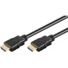 Goobay 80101 HDMI High-Speed Cable with Ethernet, 1 m, Black