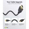 Goobay 80101 HDMI High-Speed Cable with Ethernet, 1 m, Black