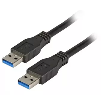 EFB Elektronik Premium USB 2.0 kabelis - USB Type A vīrišķais uz USB Type B vīrišķais - 0,5 m - Melns