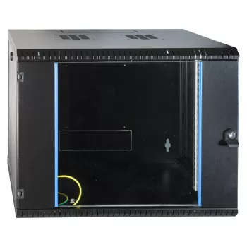 EFB 19 inch Sienas skapis 9U, fiksēts, vienas sekcijas, RAL 9005, dziļums 600 mm