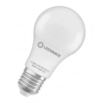 LEDVANCE LEDV LED spuldze 8.5W 60W ekvivalents 806lm E27 vēsi balta 4000K matēta 200° 15000h F