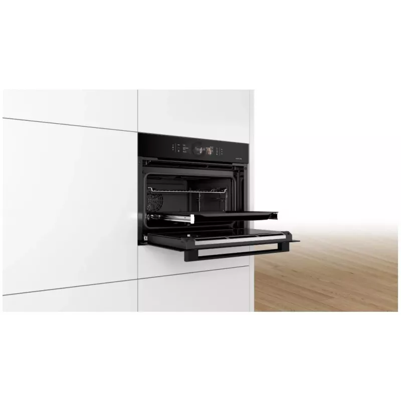 Bosch CSG856RC7 Iebūvējamais kompaktais tvaika cepeškrāsns, 47L, skārienvadība, Home Connect